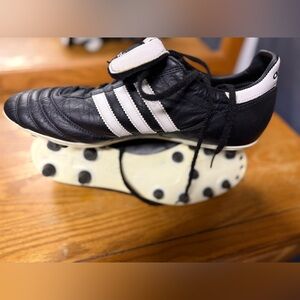 Adidas COPA MUNDIAL Men's Black and White Soccer Cleats